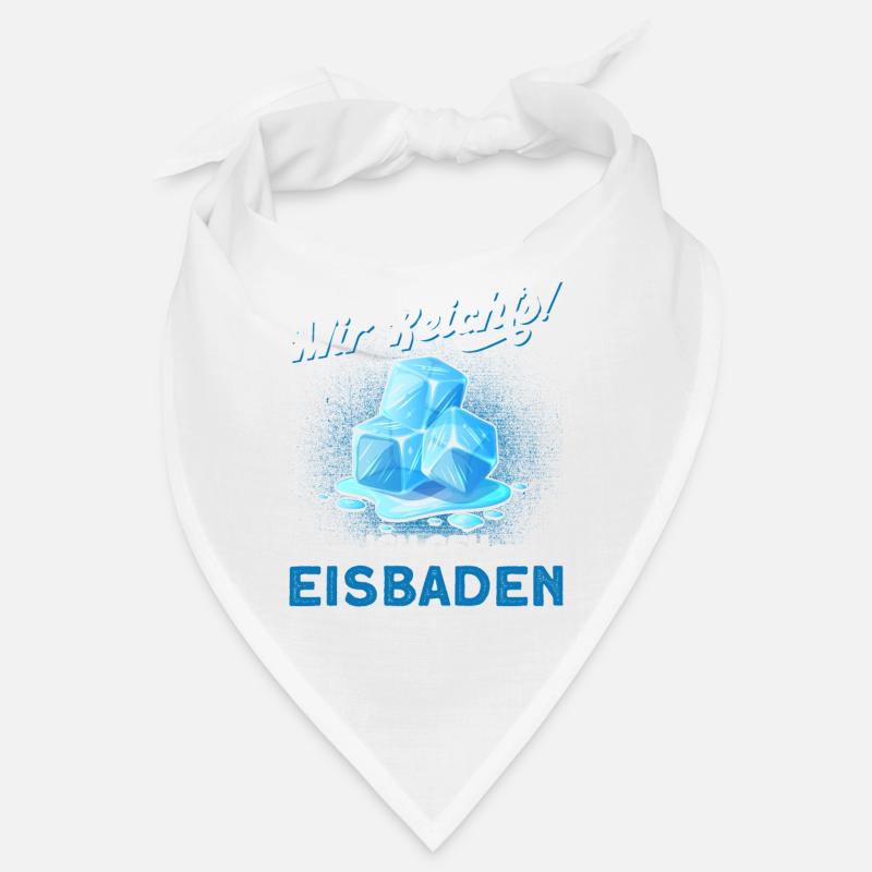 Eisbader Eisschwimmen Eisbaden - Bandana - Weiß
