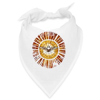 Friedenstaube Vintage - Bandana - Weiß - Vorne