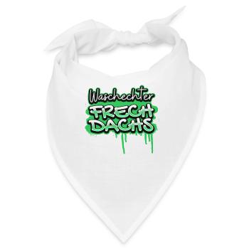 Waschechter Frechdachs Graffiti Spruch für Kinder - Bandana - Weiß - Vorne