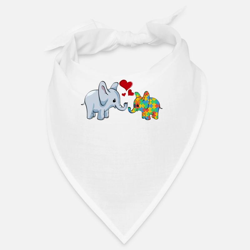 Autisme Éléphant Maman Bandana