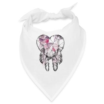 Indianische Kultur Indian Dreamcatcher - Bandana - Weiß - Vorne