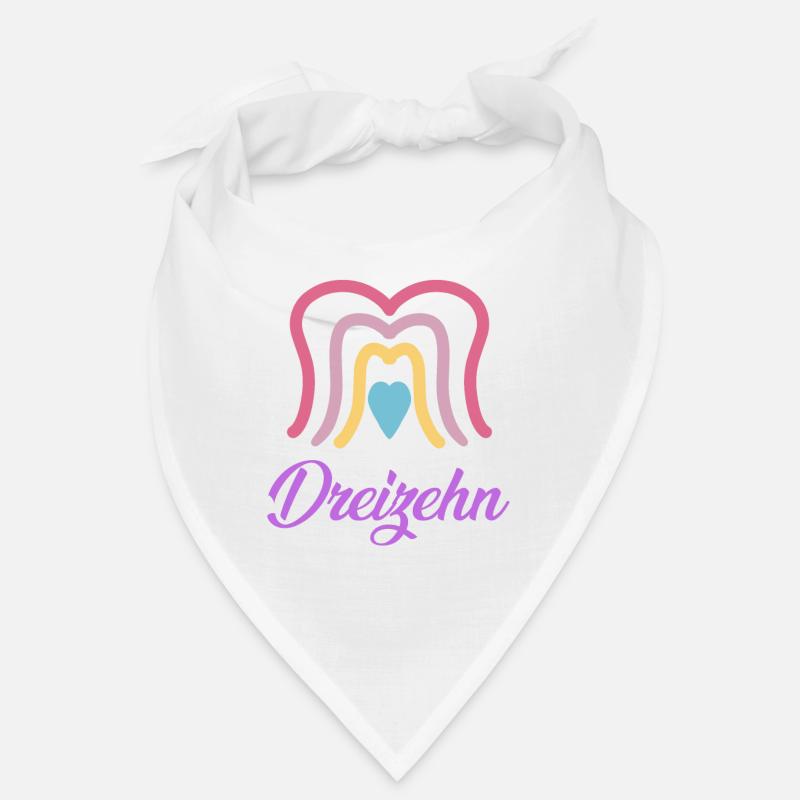 13. Geburtstag Regenbogen Bandana