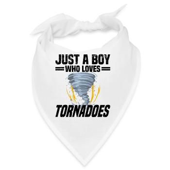 Tornadojäger Tornado Tornado Chaser Wirbelsturm - Bandana - Weiß - Vorne