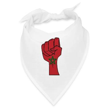 Marokko - Bandana - Weiß - Vorne