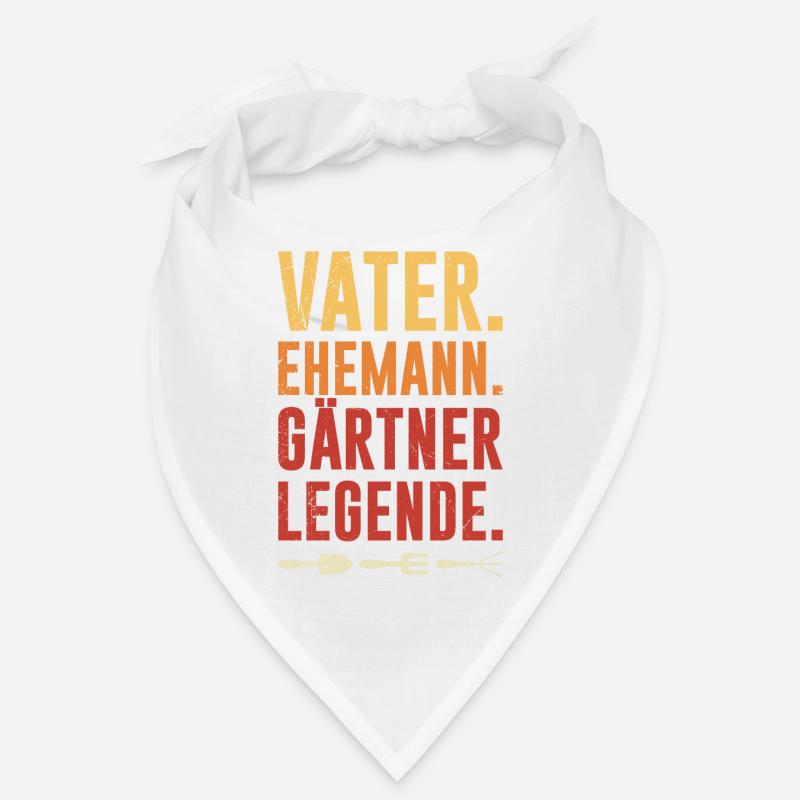 Vater Ehemann Gärtner Legende Gartenarbeit Bandana