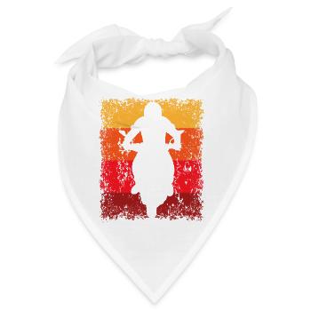 Motorradfahrer - Bandana - Weiß - Vorne