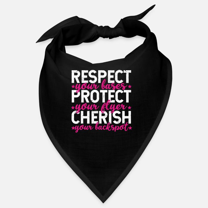 Respect your bases Protect your flyer Bandana