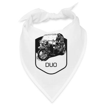 Krause Duo - Bandana - Weiß - Vorne