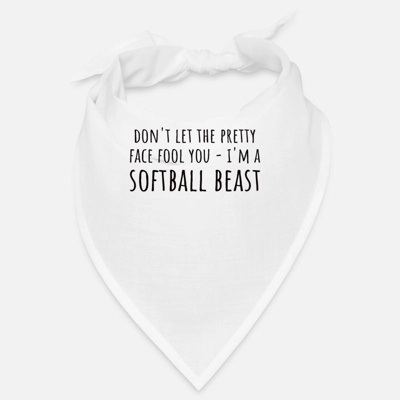 Softball Spruch Mädchen Bandana