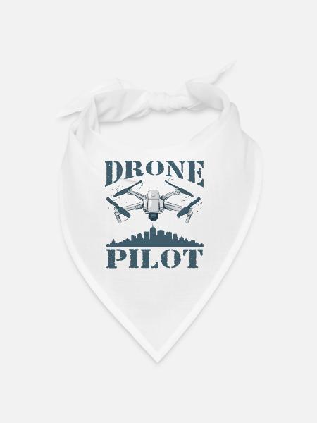 Drone Drone Pilote Quadcopter - Bandana - blanc