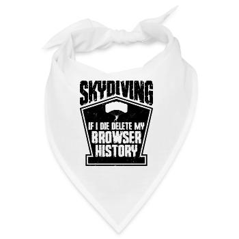 Fallschirmspringen Nervenkitzel - Bandana - Weiß - Vorne