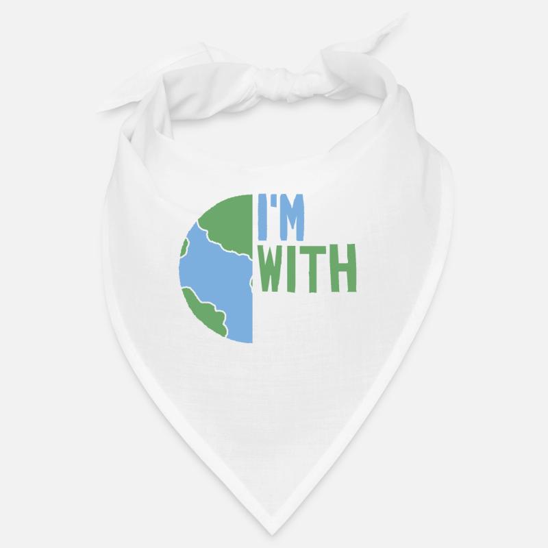 I'm With Her Earth Environment Awareness Earth Day Bandana
