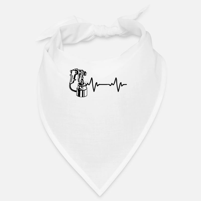 Car Painter Heartbeat Paint Gun Pulse Auto - Auto Bandana