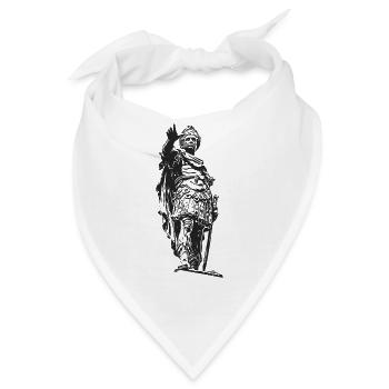 Augustus Augustusbrunnen Augsburg - Bandana - Weiß - Vorne