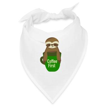 Sloth - Bandana - Weiß - Vorne