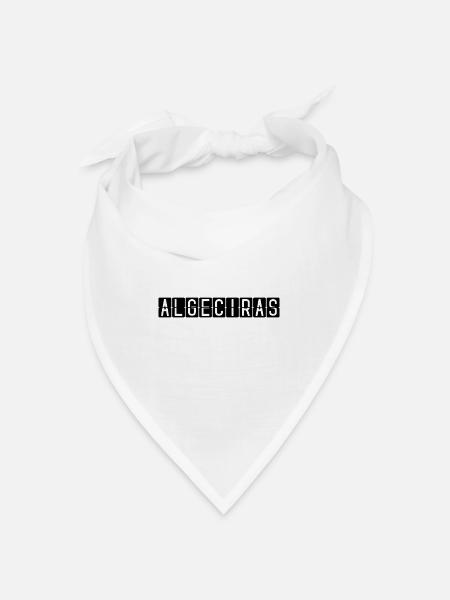 Algeciras airport sign - Bandana - white - Front