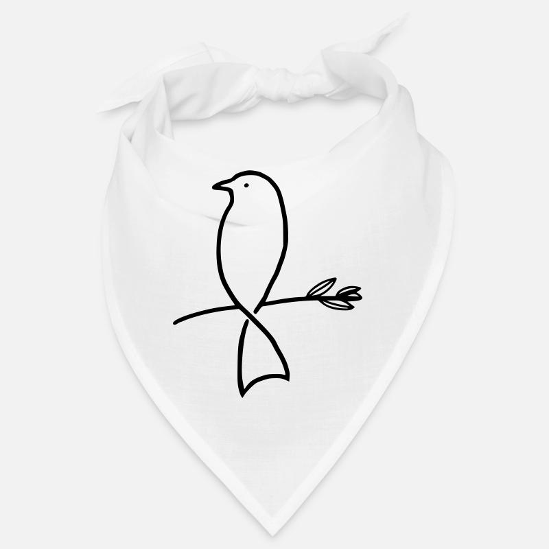 Vogel auf einem Ast Bandana