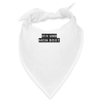 Segeln - Ich und mein Boot - Bandana - Weiß - Vorne