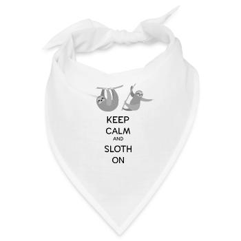 Sloth - Bandana - Weiß - Vorne