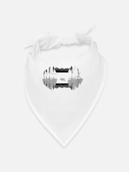Grizzly Bear Brown Bear - Bandana - white