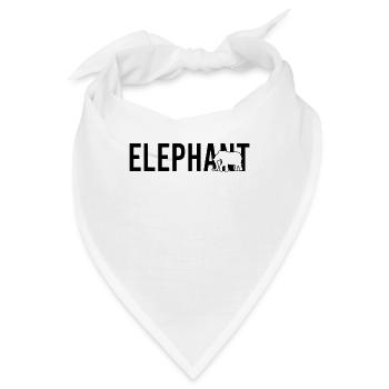 Elefant elephant - Bandana - Weiß - Vorne