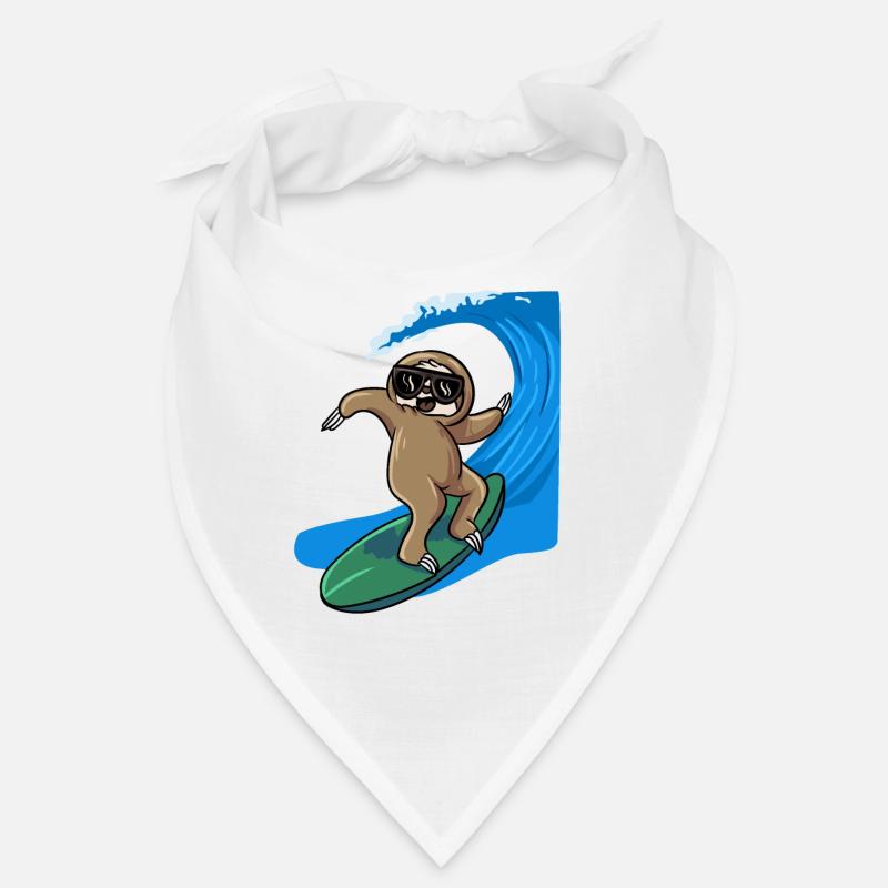 Sloth Surfer Planche de surf Planche de surf Bandana