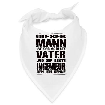 Ingenieur - Bandana - Weiß - Vorne
