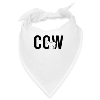Kuh cow - Bandana - Weiß - Vorne