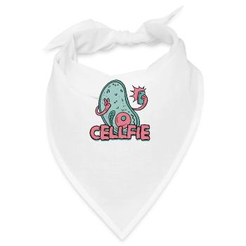 Cell Fie Funny Science Biologie Lehrer - - Bandana - Weiß - Vorne