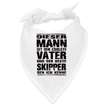 Skipper - Bandana - Weiß - Vorne