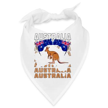 AUSTRALIA - Bandana - Weiß - Vorne