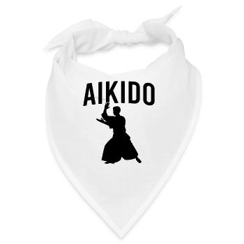 Aikido - Bandana - Weiß - Vorne