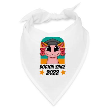 Promotion Doktorarbeit Doktortitel 2022 - Bandana - Weiß - Vorne