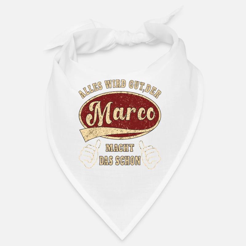 Marco alles wird gut der Marco macht das schon Bandana