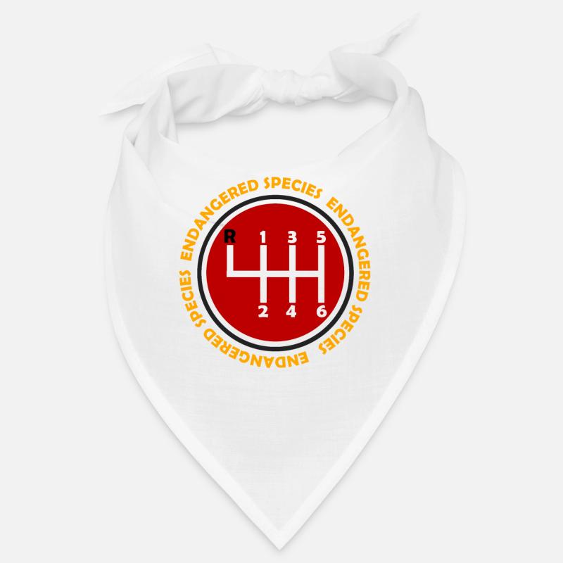 Espèces menacées Boîte de vitesses manuelle Stick Shift 6 Bandana