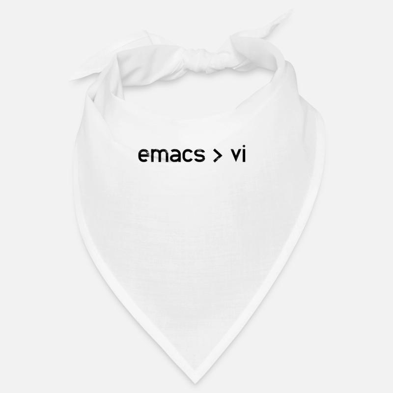 Emacs > Vi - Entwickler von Computerprogrammierern Bandana