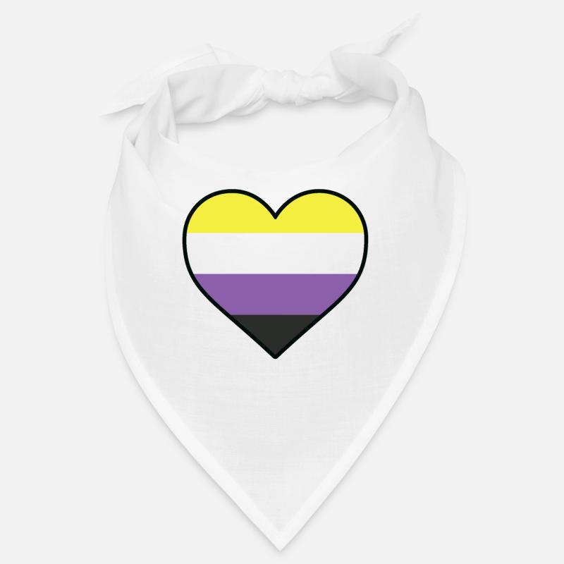 LGBT Heart - LGBTQIA Non Binary Bandana