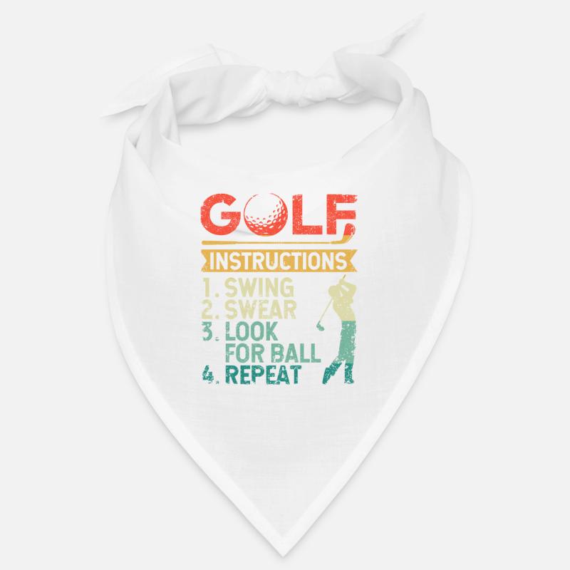 Golf Instructions Swing Oath Search Ball Repeat Bandana