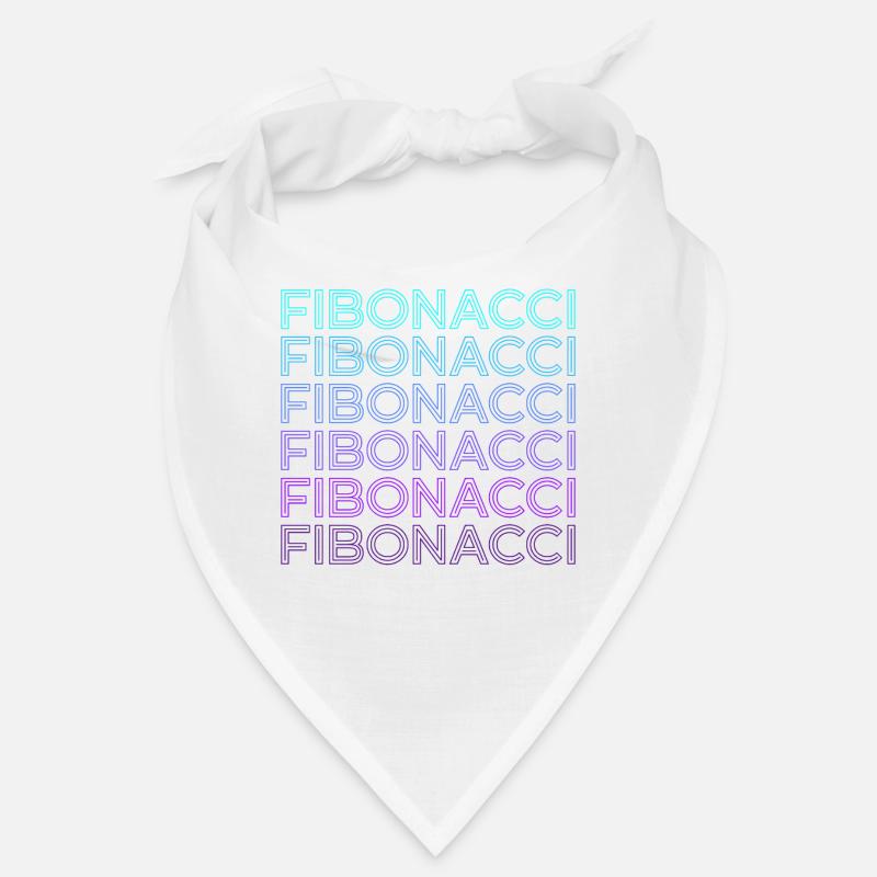 Fibonacci Spiral Fibonacci Sequence Retro Bandana
