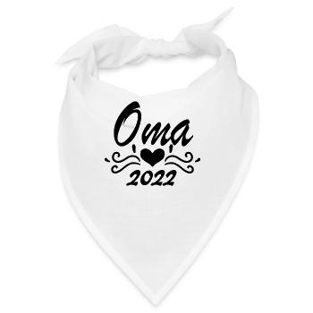 Oma 2022 - Werdende Oma 2022 - Bandana - Weiß - Vorne