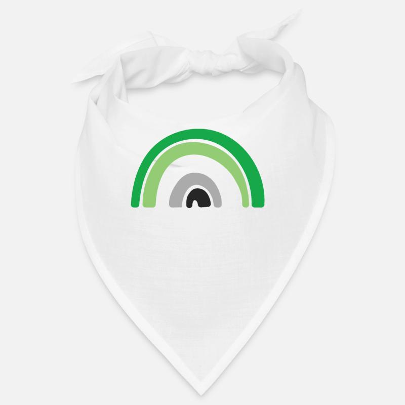 Drapeau - LGBTQIA Rainbow Aromantic Bandana