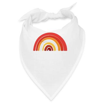 Flagge - LGBTQIA Rainbow Butch Lesbe - Bandana - Weiß - Vorne