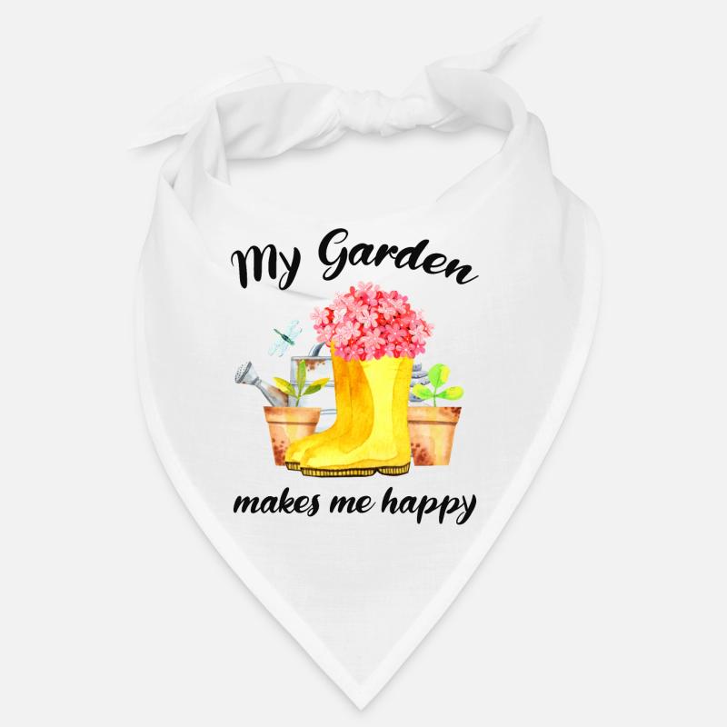 Garten Spruch Gärtner Hobbygärtner Geschenkidee Bandana