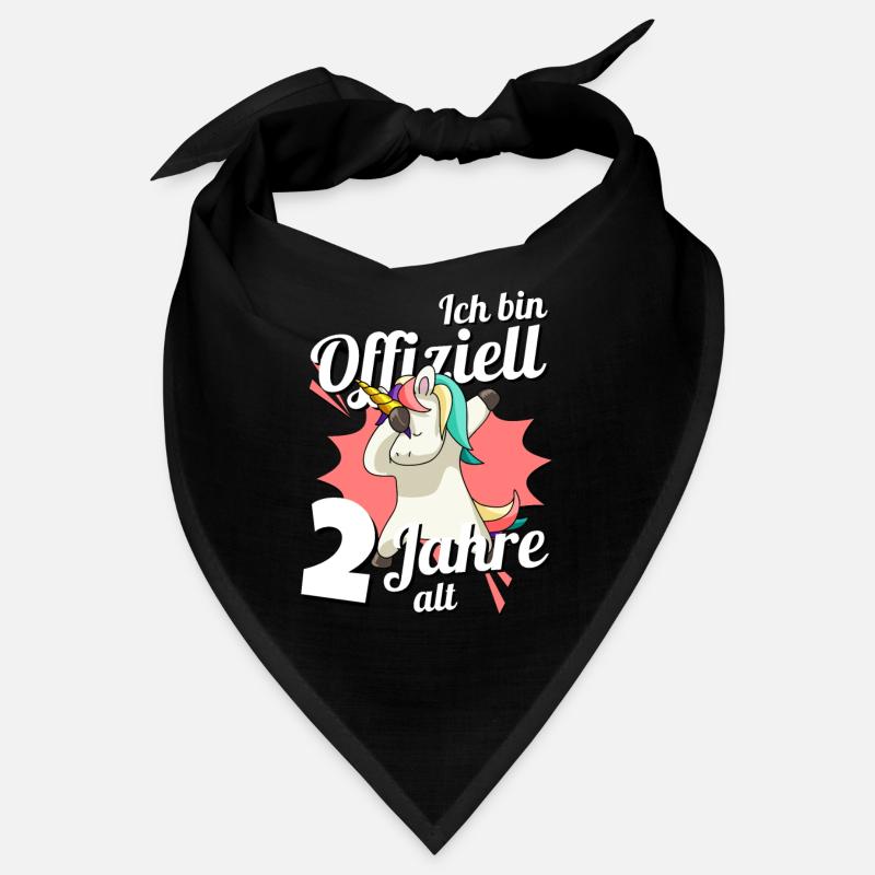 2. Geburtstag Dabbendes Einhorn Kindergeburtstag Bandana
