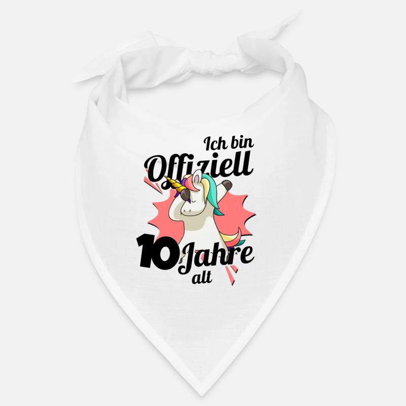 10. Geburtstag Dabbendes Einhorn Kindergeburtstag Bandana