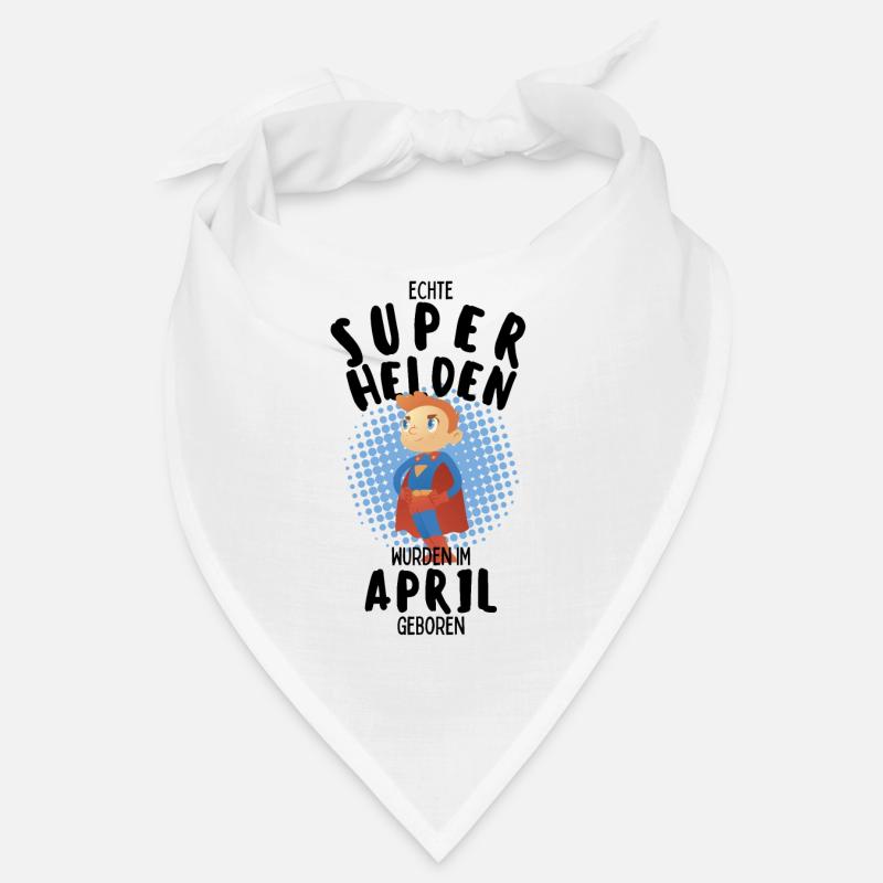 Echte Superhelden wurden im April geboren Junge Bandana
