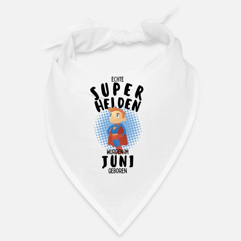 Echte Superhelden wurden im Juni geboren Junge Bandana