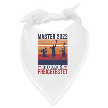 Vintage Master Studium Endlich Freigetestet Shirt - Bandana - Weiß - Vorne