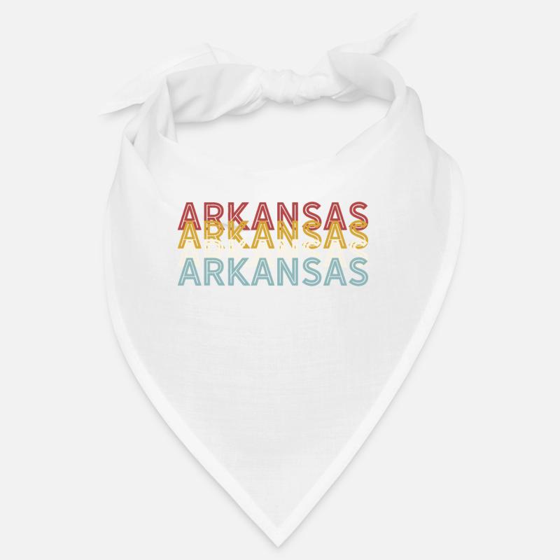 US 70er Retro State Vintage Arkansas Bandana