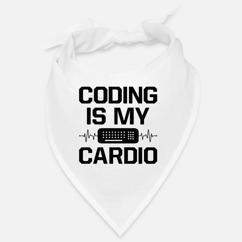 Coding Is My Cardio Programming Coder Computer Gee Bandana